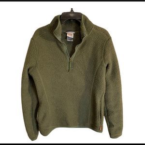 Avalanche green knit fleece